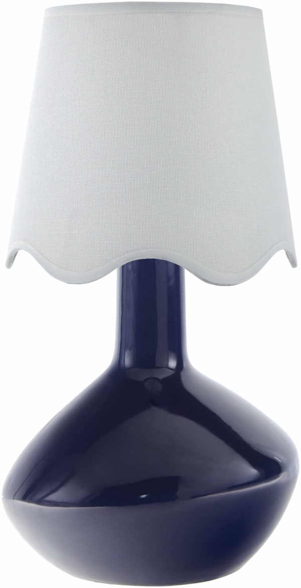 Neuenhagen Navy & White Ceramic Table Lamp Online Hot Sale